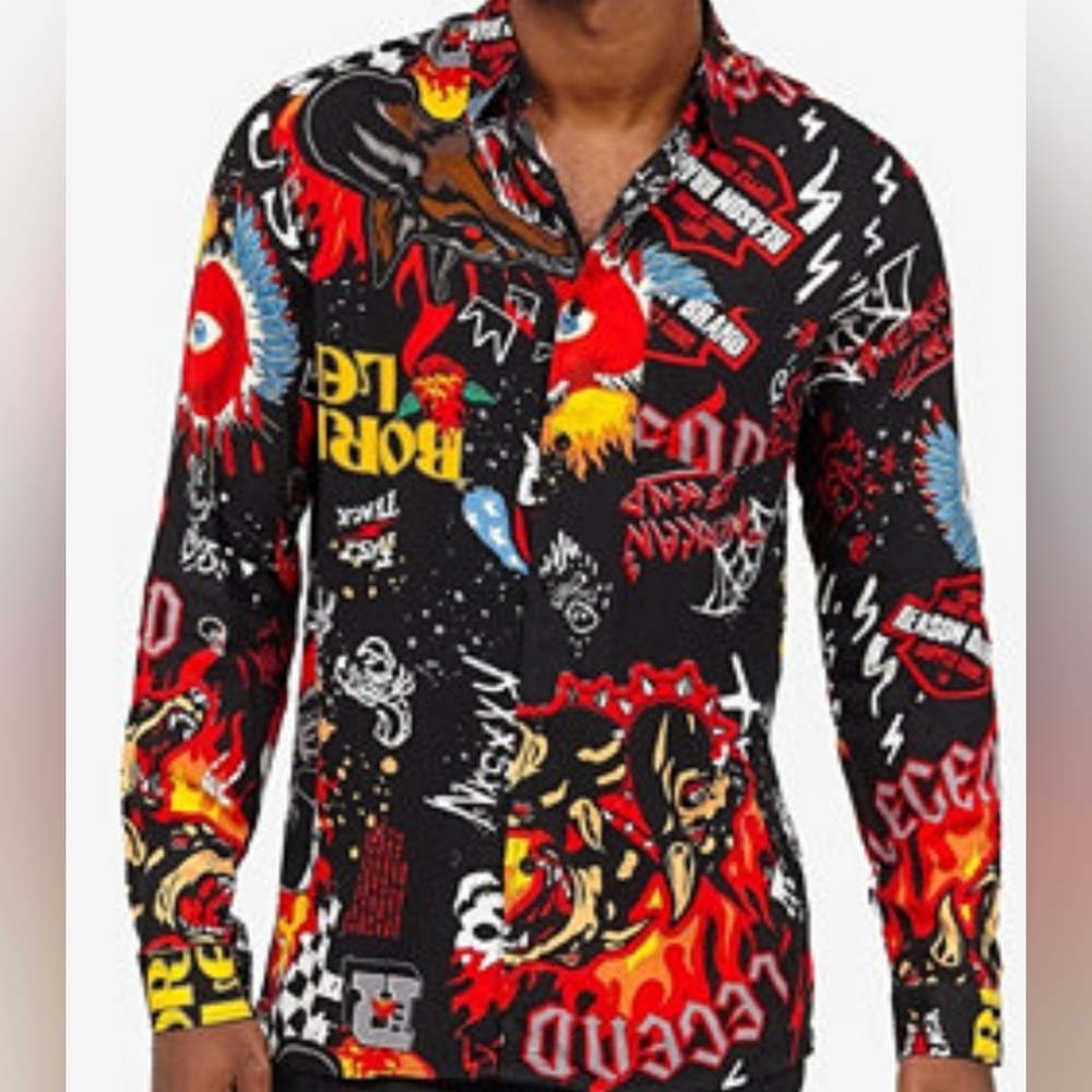 NWT Reason Fury Shirt (3XL)